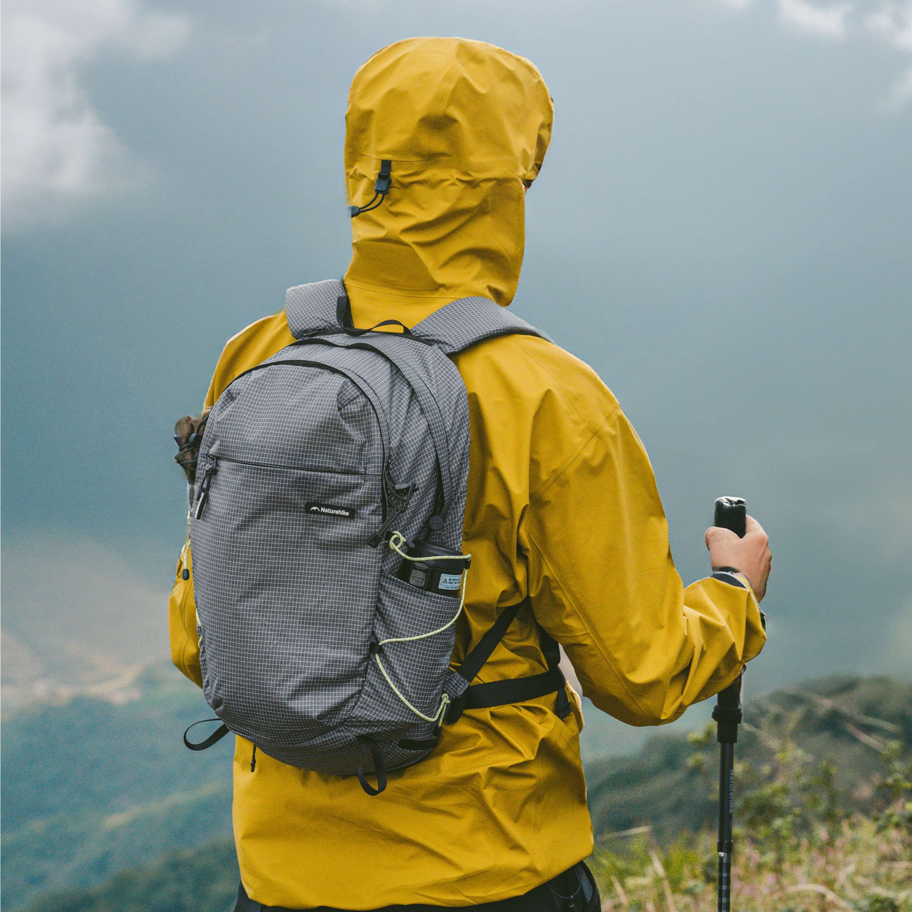 Naturehike batoh Oxygen 20l 680g -  světle šedý